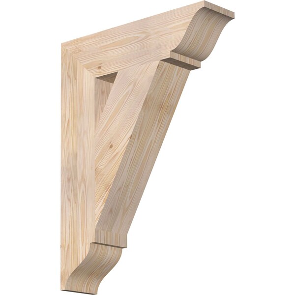 Ekena Millwork Traditional Traditional Smooth Bracket, Douglas Fir, 5 1/2"W x 22"D x 30"H BKT06X22X30TRA01SDF - main